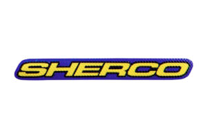 STICKER SHERCO 100 mm BLUE