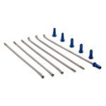 KIT 6 REAR SPOKE + BLUE NUT WISE WORK 19" WHEEL
